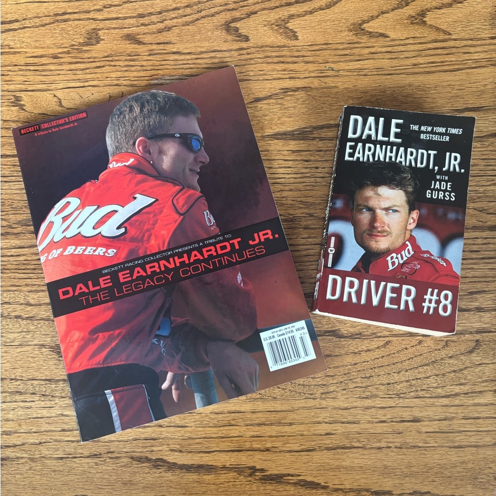Dale Earnhardt Jr. Collectors Edition Magazine and NY Times Bestseller Book Set